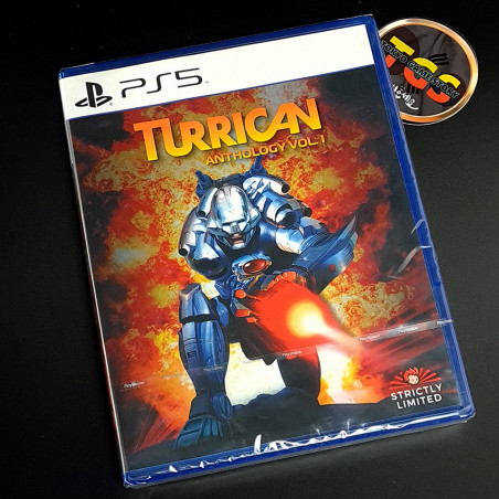 TURRICAN Anthology Vol.1 PS5 Strictly Limited Games (2000Ex!)+Card NEW FactorySealed