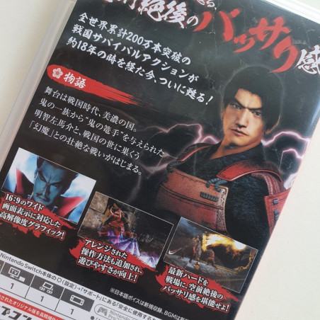 Onimusha: Warlords Nintendo Switch JAP vers. USED Capcom Action Aventure