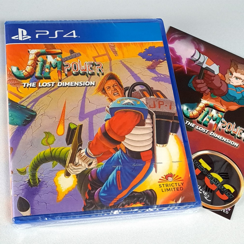 JIM POWER: THE LOST DIMENSION +Card (1000Ex.) PS4 Strictly Limited 69 NEW Platform Action