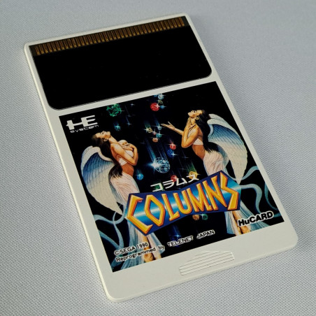 Columns Nec PC Engine Hucard Japan Ver. PCE Reflexion Puzzle Sega 1990