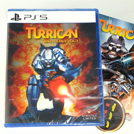 TURRICAN Anthology Vol.1 PS5 Strictly Limited Games (2000Ex!)+Card NEW FactorySealed