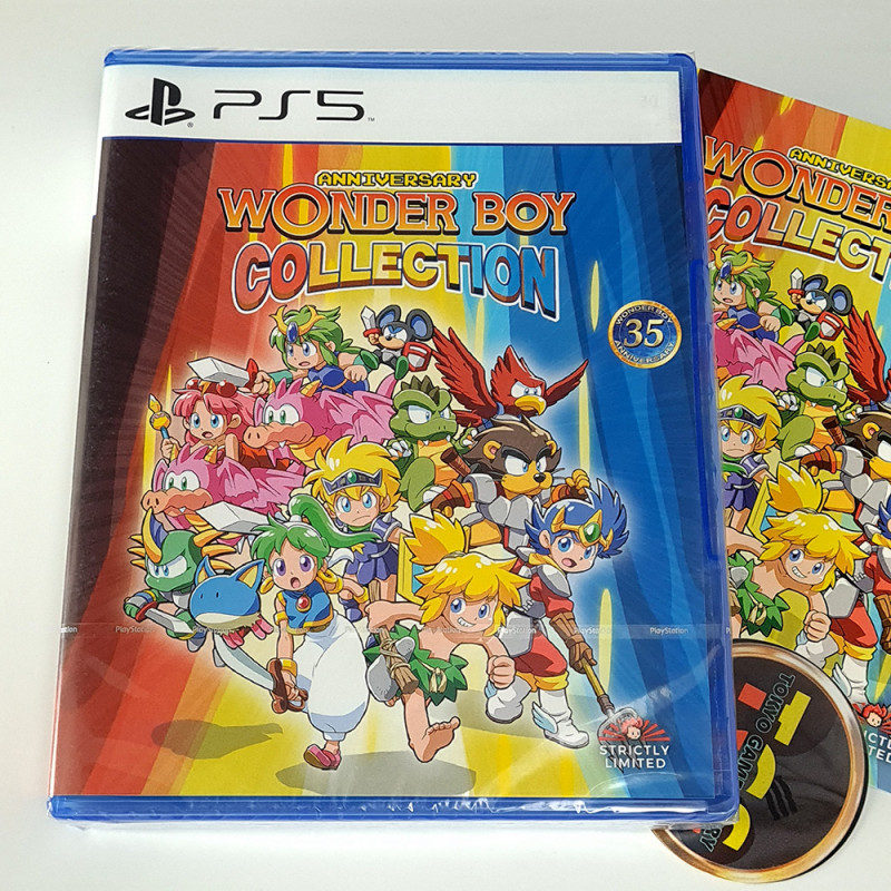 Wonder Boy Anniversary Collection 21 Ver.+PostCard PS5 New Strictly Limited 64