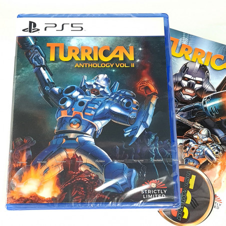 TURRICAN Anthology Vol.2 PS5 Strictly Limited Games (2000Ex!)+Card NEW FactorySealed