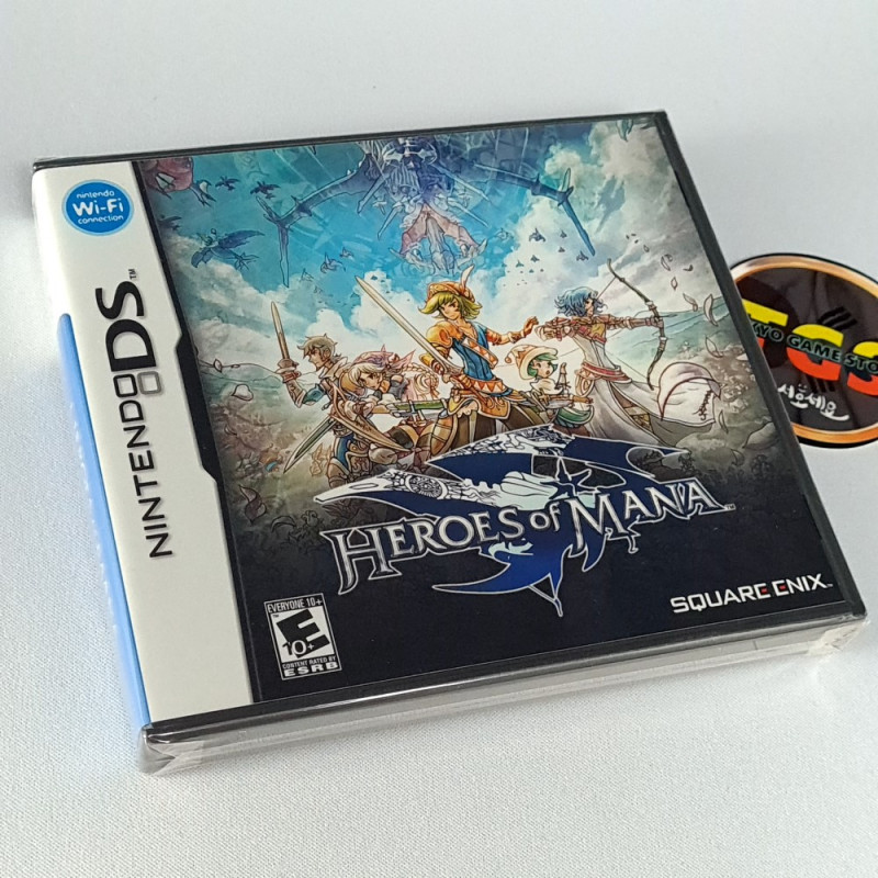 Heroes of Mana Seiken Densetsu Nintendo DS US Game (RegionFree) NEW SquareEnix Strategy