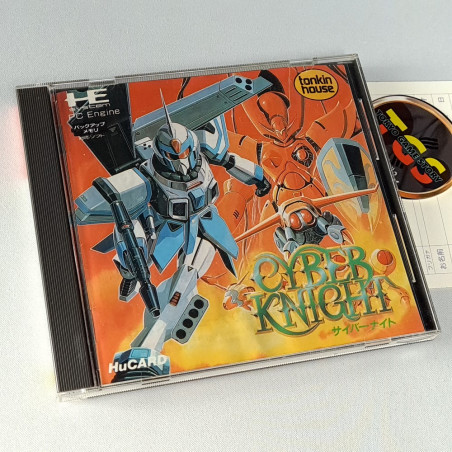 Cyber KnightNec + Reg. Card PC Engine Hucard Japan Ver. PCE Tonkin House Rpg 1990