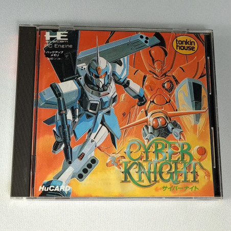 Cyber KnightNec + Reg. Card PC Engine Hucard Japan Ver. PCE Tonkin House Rpg 1990