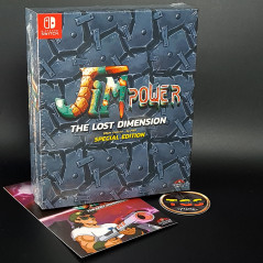 JIM POWER: The Lost Dimension Special Edition Switch (1000Ex.)+PostCard Strictly Limited Games NEW Platform Action