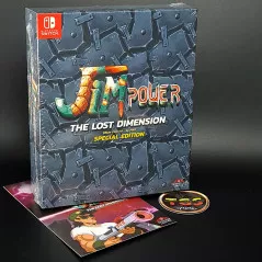 JIM POWER: The Lost Dimension Special Edition Switch (1000Ex.)+PostCard  Strictly Limited Games NEW Platform Action