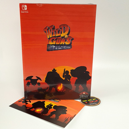 Wild Guns Reloaded Switch Strictly Limited Games (1500Ex.)+PostCard NEW