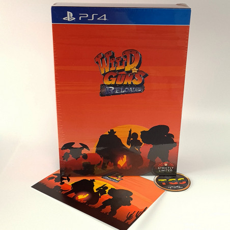 Wild Guns Reloaded PS4 Strictly Limited Games (700Ex.)+PostCard NEW