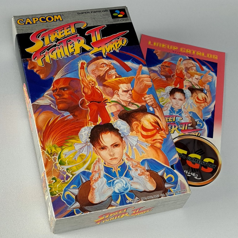 Street Fighter II Turbo Super Famicom Japan Nintendo SFC Game Fighting ...