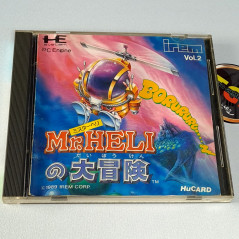 Mr.HELIの大冒険 Nec PC Engine Hucard Japan Ver. PCE Shmup Irem Vol.2 (DV-LN1)