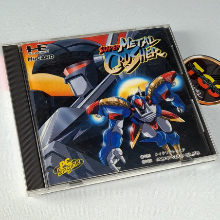 Super Metal Crusher Nec PC Engine Hucard Japan Ver. PCE Strategy 1991