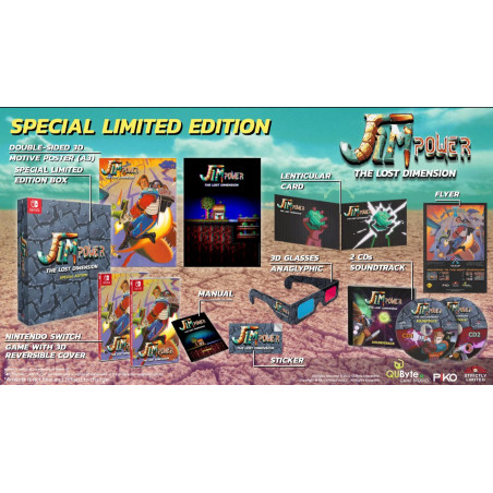 JIM POWER: The Lost Dimension Special Edition Switch Strictly Limited Games NEW Platform Action