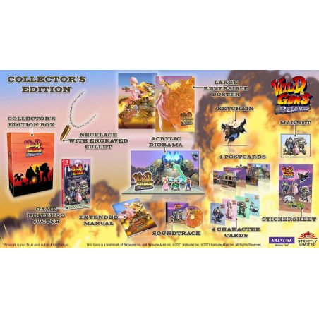Wild Guns Reloaded Collector's Edition Switch Strictly Limited Games NEW