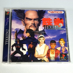 TEKKEN 2 Wth Spine Card PS1 Japan Game Playstation 1 PS One Arcade Fighting Namco 1996