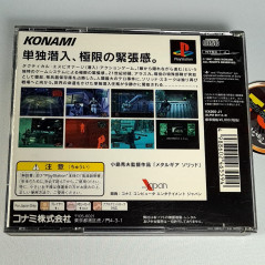 Metal Gear Solid (+Obi, Stickers&Demo) PS1 Japan Ver. Playstation MGS Konami Infiltration Action