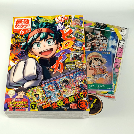 Saikyo Jump [June 2023] Japanese Magazine NEW+Bonus One Piece&My Hero Academia Cards
