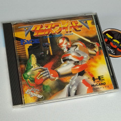 Cross Wiber Cyber Combat Police Nec PC Engine Hucard Japan Ver. PCE Action Face 1990