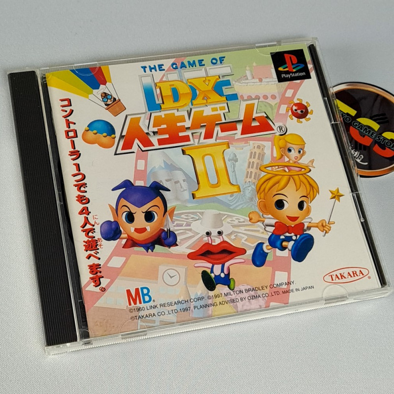 DX Jinsei Game II: The Game of Life PS1 Japan Playstation 1 PS One Takara Mini Games