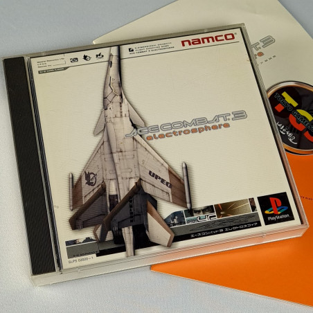 Ace Combat 3 Electrosphere (+ Mini Art) PS1 Japan Playstation 1 Namco Arcade Simulation