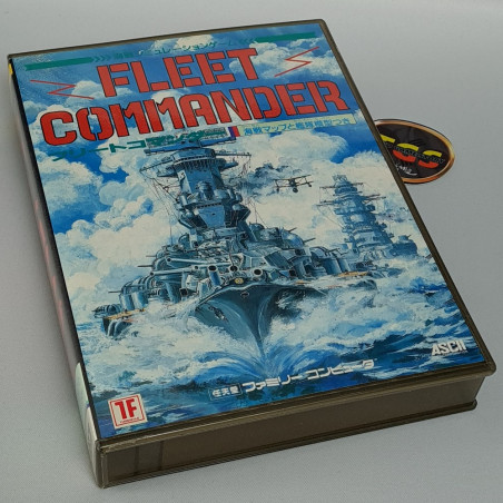 Fleet Commander Big Box (+Reg.Card, Map & Bonus) Famicom (Nintendo FC) Japan ASCII Strategy