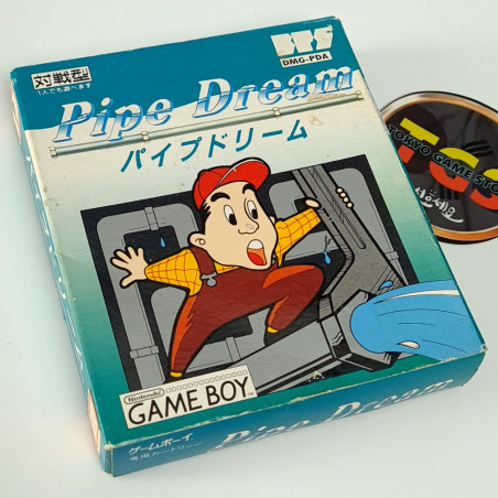 Pipe Dream Nintendo Game Boy Japan Ver. Bullet Proof Réflexion Puzzle Gameboy