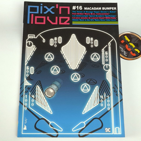 Pix'n Love 16 - Macadam Bumper Livre Book Pix'N Love éditions Brand New Pinball Flipper