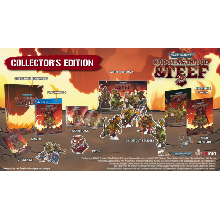 Warhammer 40,000 Shootas, Blood&Teef Collector's Edition PS4 Strictly Limited Game In EN-FR-DE-ES-IT NEW Run&Gun
