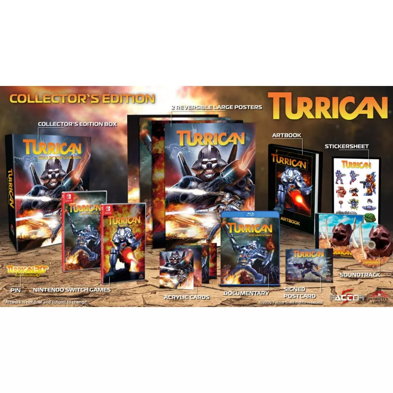 TURRICAN COLLECTOR'S EDITION Nintendo Switch Strictly Limited Factory Sealed! popular