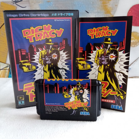 Dick Tracy Sega Megadrive Japan Ver. Action 1990 Mega Drive