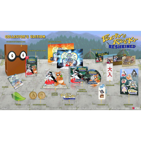 Pocky & Rocky Reshrined Collector's Edition Switch Strictly Limited Games NEW Kiki Kaikai