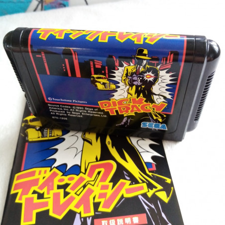 Dick Tracy Sega Megadrive Japan Ver. Action 1990 Mega Drive