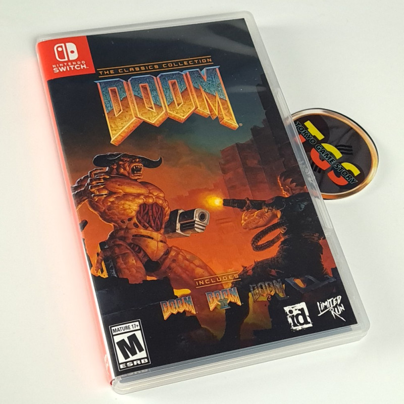 DOOM The Classic Collection (1,II & 3) Nintendo Switch Limited Run Game 102