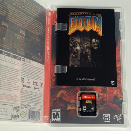 DOOM The Classic Collection (1,II & 3) Nintendo Switch Limited Run Game 102