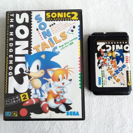 Sonic The Hedgehog 2 (no manual) Sega Megadrive Japan Ver. Platform Action Mega Drive 1992