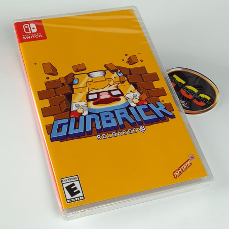 GUNBRICK: RELOADED Switch Limited Run Game in EN-FR-ES-JP-KR-CH-IT-DE NEW Hybrid Puzzle Action