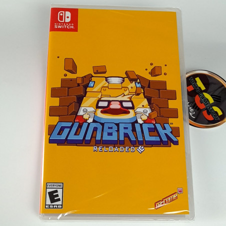 GUNBRICK: RELOADED Switch Limited Run Game NEW Multilanguage Hybrid Puzzle Action
