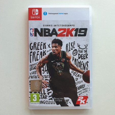 NBA 2K19 Nintendo Switch FR vers. USED 2K Game Sport Basketball