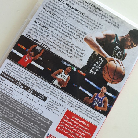 NBA 2K19 Nintendo Switch FR vers. USED 2K Game Sport Basketball