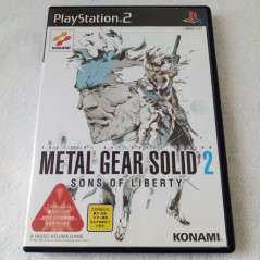 Metal Gear Solid 2 Son Of Liberty Playstation PS2 Japan Ver. MGS KONAMI