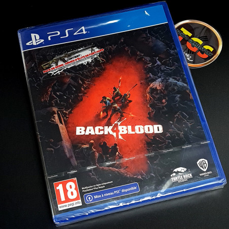 Back Blood 4 PS4 EU FactorySealed Game In EN-FR-DE-ES-IT-CH-KR-JP-PT NEW Warner Bros