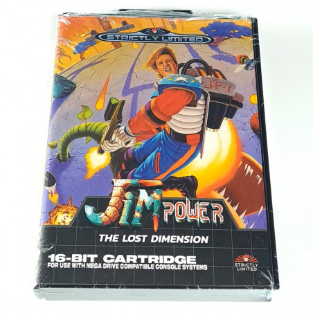 JIM POWER: THE LOST DIMENSION Strictly Limited Games 333 EX. MEGADRIVE Genesis Compatible