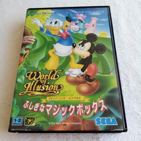 World Of Illusion Fushigi Na Magic Box I Love Mickey & Donald Sega Megadrive Japan Ver. Platform Action Disney Mega Drive