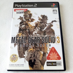 Metal Gear Solid 3 Snake Eater Playstation PS2 Japan Ver. MGS KONAMI