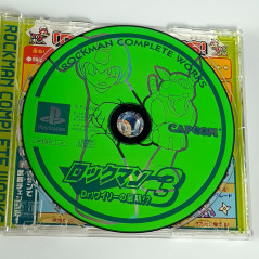 Rockman 3 Wth SpinCard PS1 Japan Game Playstation 1 Megaman Mega Man Capcom 1999