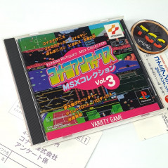 Konami Antiques MSX Collection Vol. 3 + Reg & Spin.Card PS1 Japan