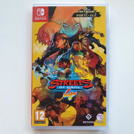 Streets Of Rage 4 inclus Artbook et Porte-clé Nintendo Switch FR vers. NEW Dotemu Beat Them All