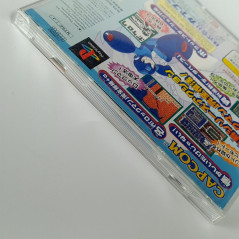 ROCKMAN +Spin.Card PS1 Japan Game Playstation Megaman Mega Man Capcom 1999