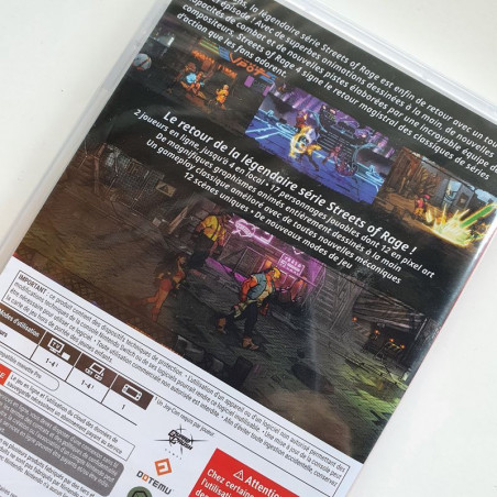 Streets Of Rage 4 inclus Artbook et Porte-clé Nintendo Switch FR vers. NEW Dotemu Beat Them All